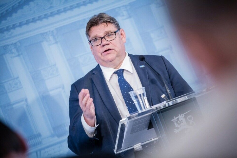 Timo Soini last week delivered his key foreign policy address. Photo: ulkoministerio.fi