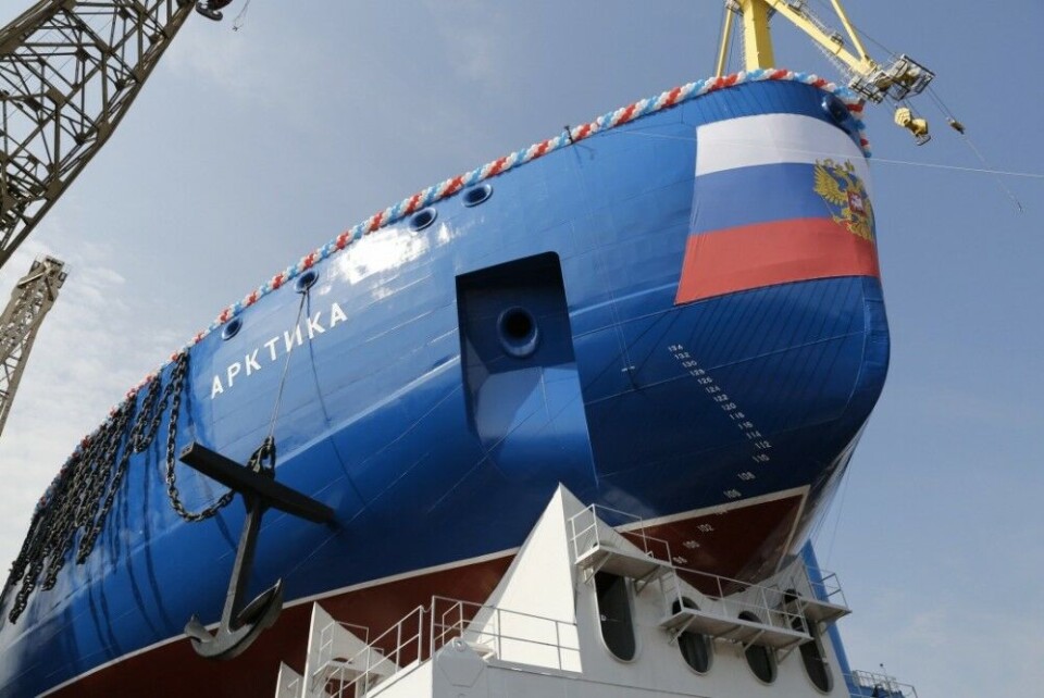 The 'Arktika' was originally to be completed in December 2017. Photo: gov-murman.ru
