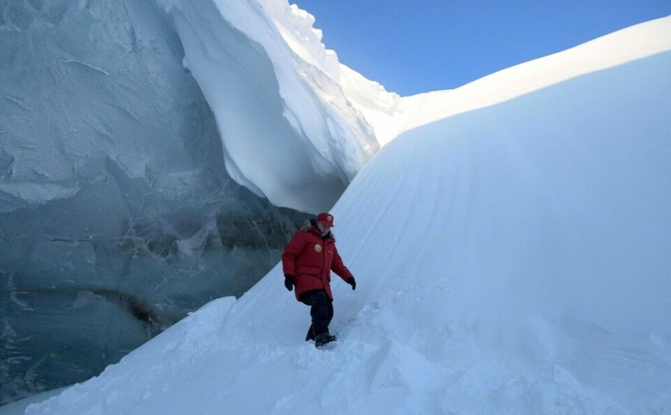 President Vladimir Putin visited Franz Josef land on Wednesday. Photo: Kremlin