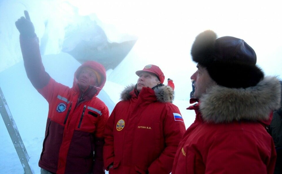 Vladimir Putin in Franz Josef Land. Photo: Kremlin.ru