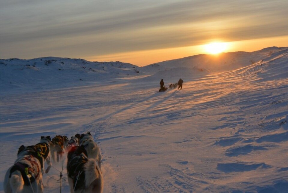 By moving the border some few tens of meters, the peak will be within Finnish territory. Photo: Thomas Nilsen