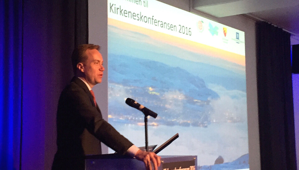 Børge Brende was Norway's foreign minister in the period 2013-2017. He spoke several times at the Kirkenes Conference, including in 2015 and 2016.