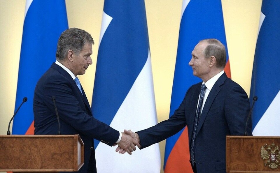 Presidents Niinistö and Putin take unprecedented measures against cross-border migration. Photo: Kremlin.ru