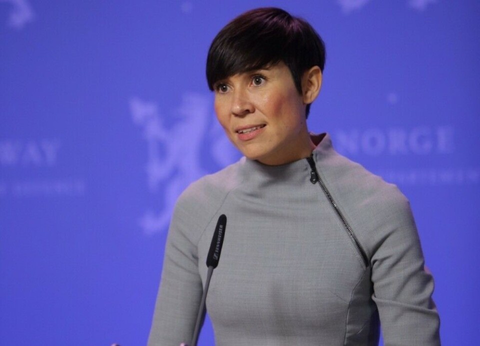 Norway's Minister of Defence Ine Søreide Eriksen. Photo: Asgeir Spange Brekke, FD