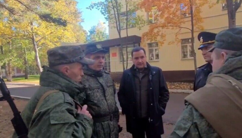 Governor Tsybulsky meets soldiers in St. Petersburg. Photo: Tsybulsky on Telegram