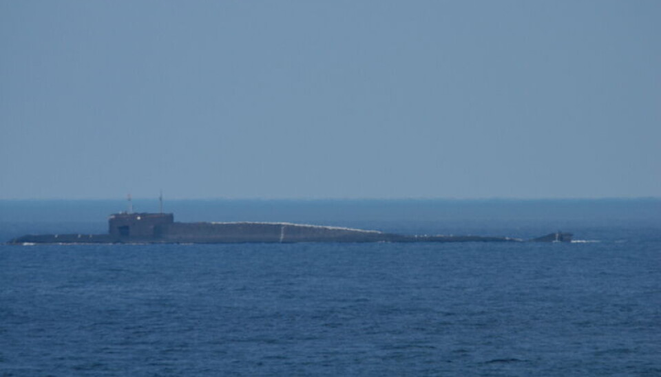 A Delta-IV submarine in the Barents Sea. Photo: Thomas Nilsen