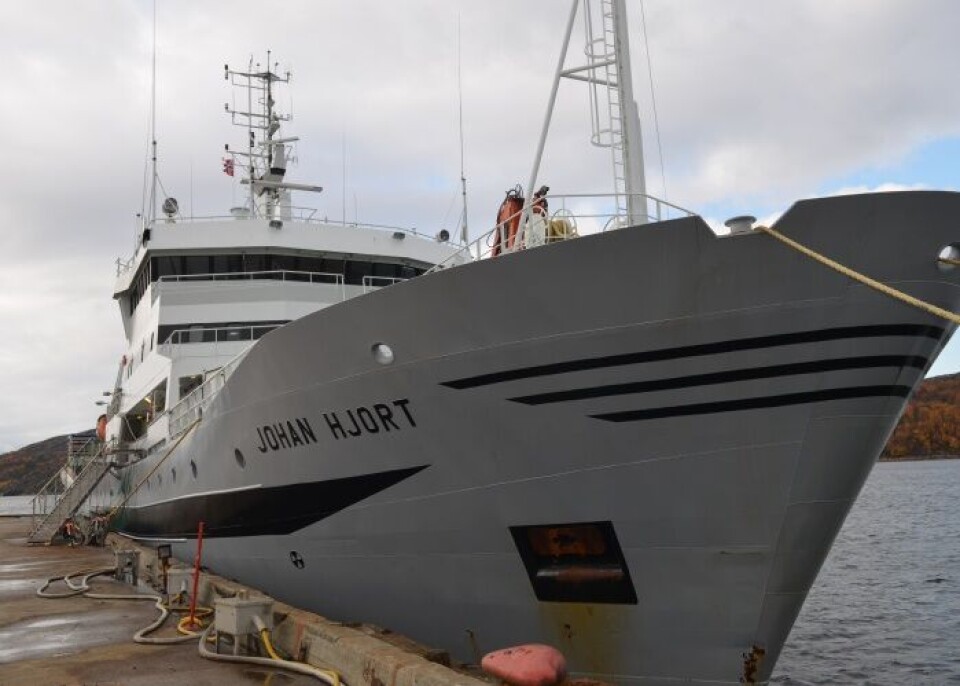 Research vessel “Johan Hjort”. Photo: Atle Staalesen