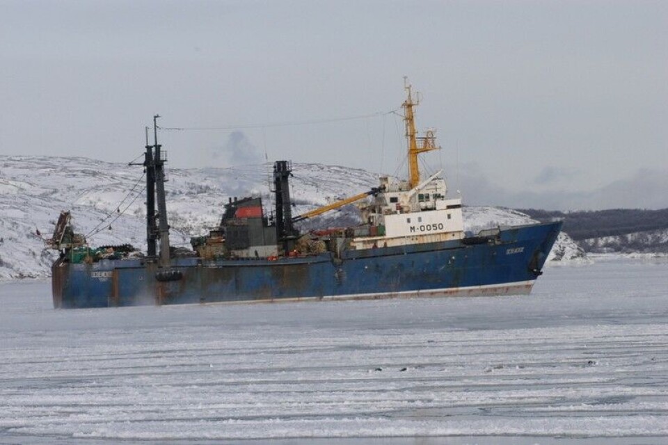 Russian trawler in Norwegian waters. Photo: Thomas Nilsen