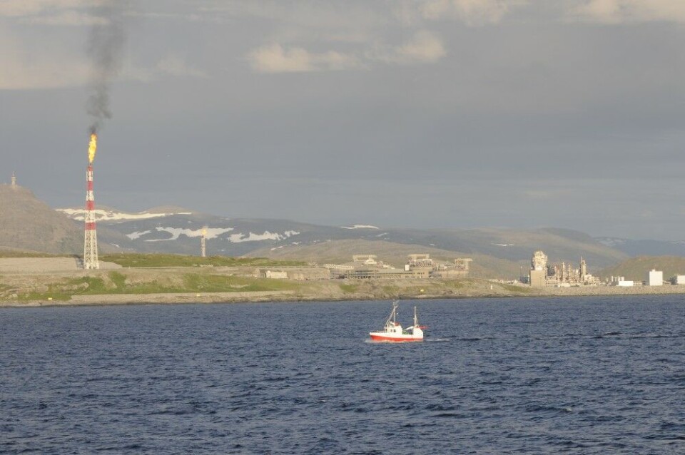 The Melkøya LNG plant in Hammerfest, Barents Sea coast. Photo: Thomas Nilsen
