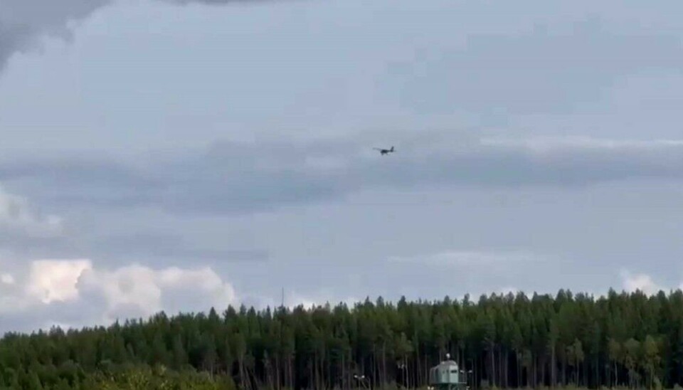 Drone attack on Kola Peninsula. Screenshot of video