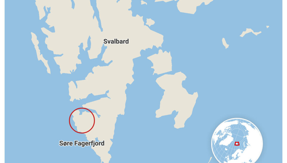 Søre Fagerfjord is located in the Sør-Spitsbergen national park.