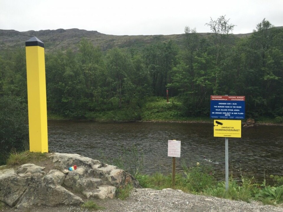 Norway's border to Russia at Grense Jakobselv. Photo: Atle Staalesen