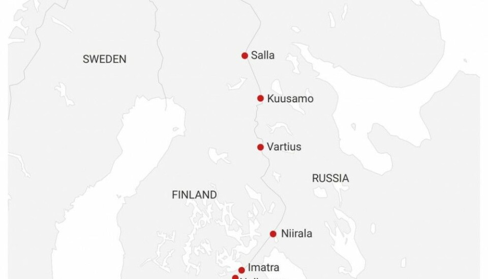 All the listed Finnish checkpoints on the border with Russia are temporarily closed.