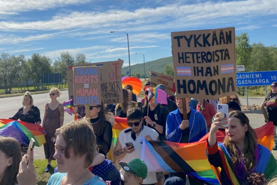 Transgender and nonbinary rights were an important part of the discussions during Sápmi Pride 2021. Photo: Saara-Maria Salonen