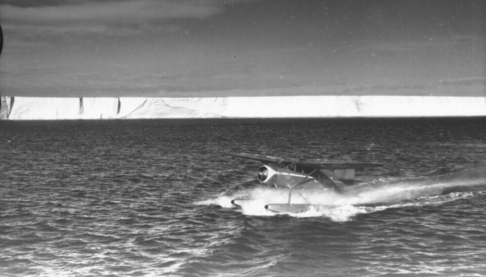 The photos were originally taken by a small seaplane and cover about 2,000 km of Antarctic coastline. Photo: Norwegian Polar Institute in Tromsø