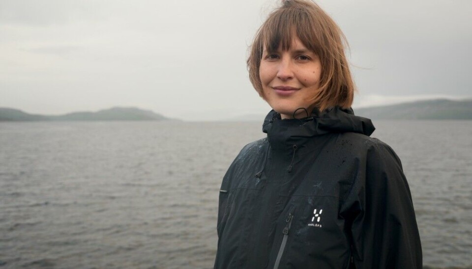 Hannah Thule at the harbor of Kirkenes, Arctic Norway. Photo: Elizaveta Vereykina