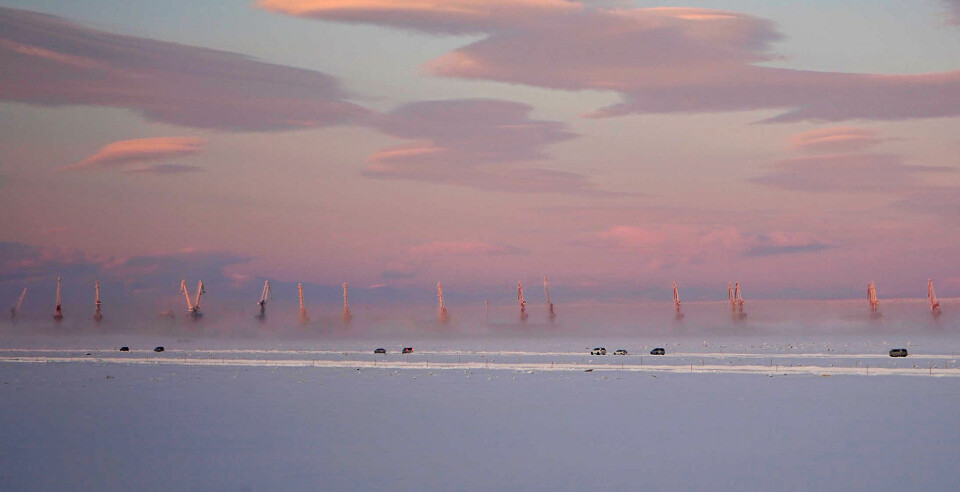When still covered by ice in winter time. Illustration photo from Ob river by Atle Staalesen