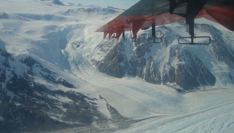 Modern view of the Antarctica landscape. Photo: Carl Robinson, The British Antarctic Survey