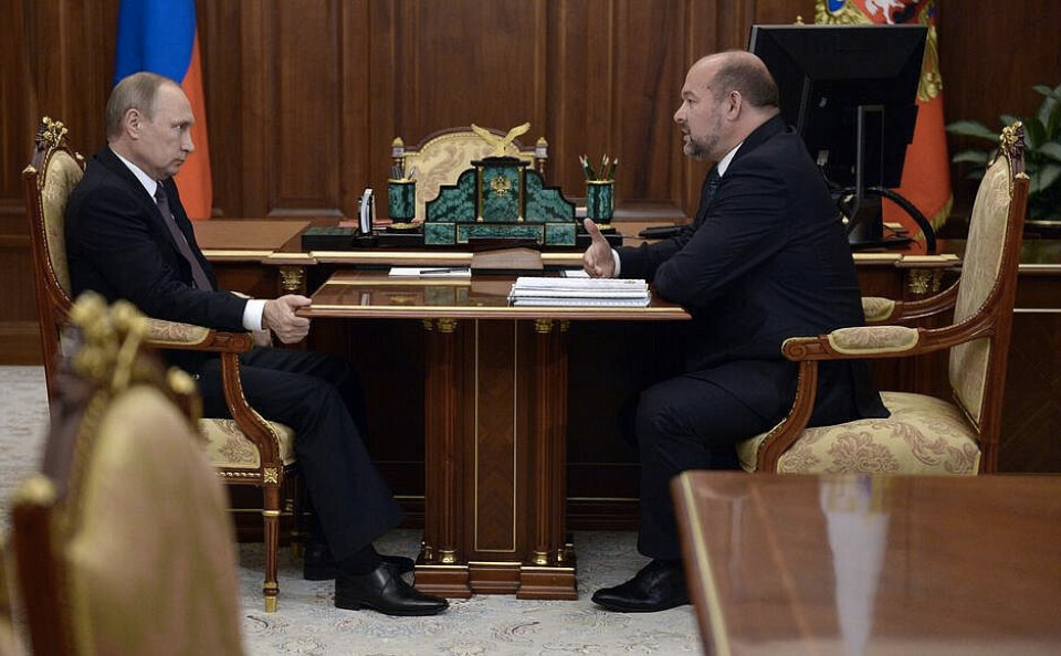 “We need a more fair system of port fees,” Orlov tells Putin. Photo: Kremlin.ru