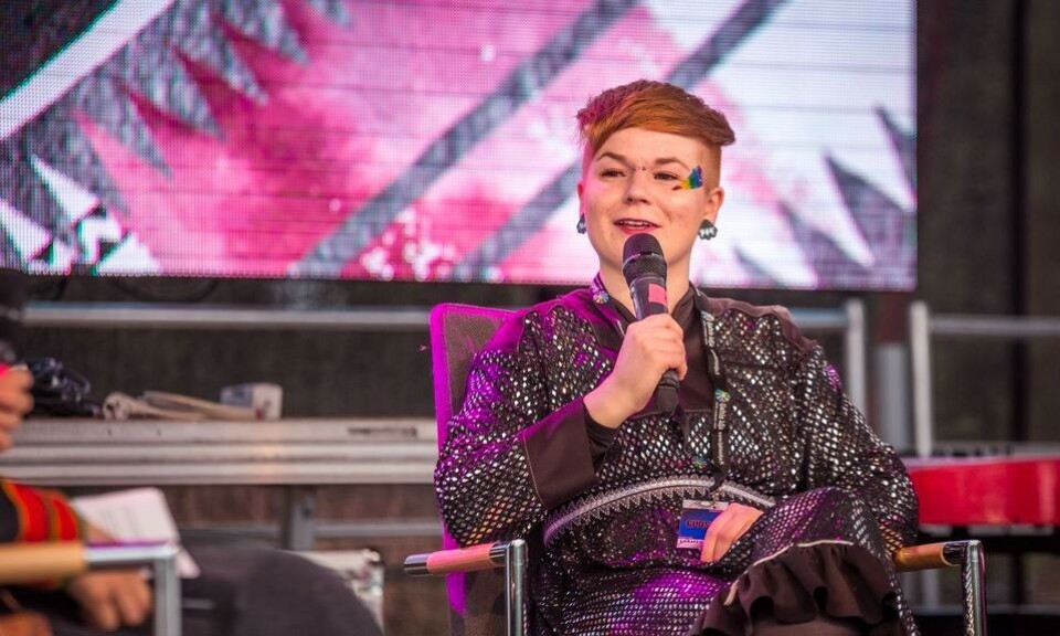Sápmi Pride organiser Anne Olli. Photo: Ville Fofonoff / Yle