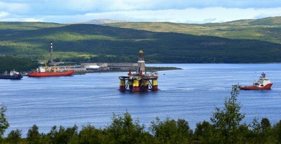 Chinese rig «Nan Hai Ba Hao» in Murmansk. Photo: Rosmorport.ru