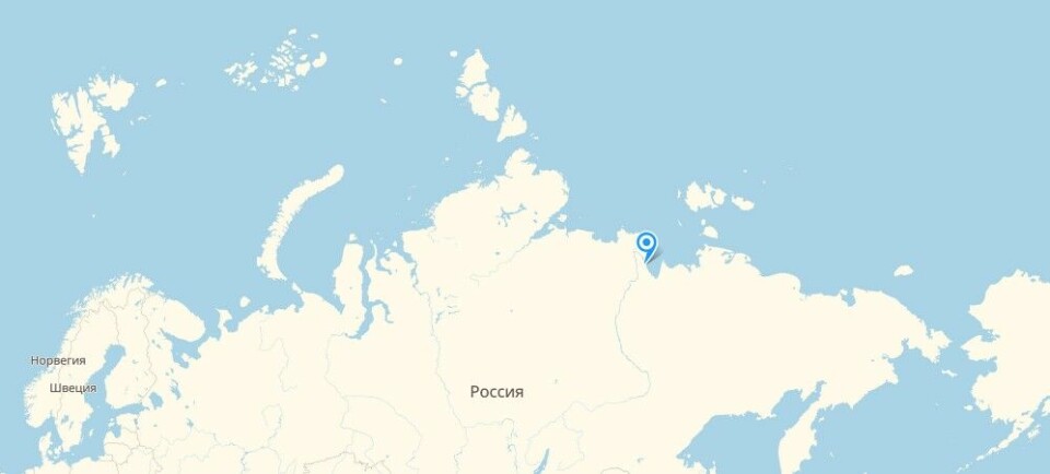 Tiksi is located on 71 degrees north, by the mouth of great River Lena.