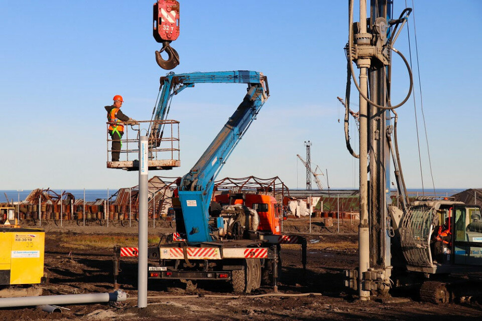 Construction of new Tiksi garrison has started. Photo: Sakha.gov.ru