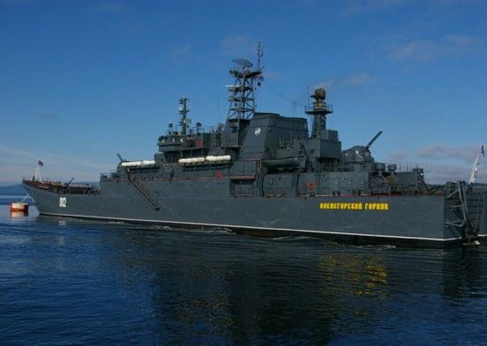 Landing ship 'Olenegorsky Gornyak'. Photo: mil.ru