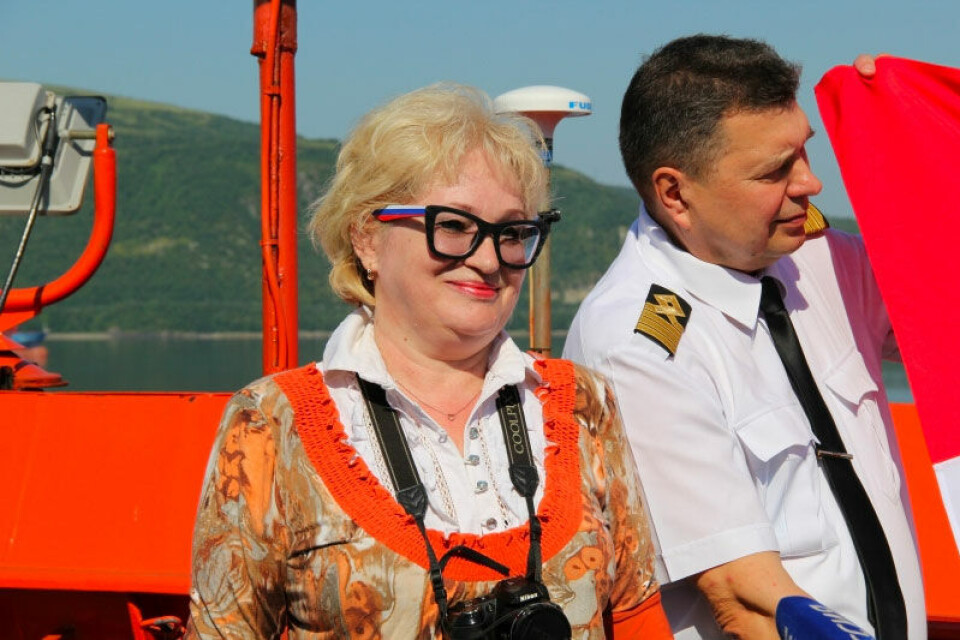 Marina Chistonogova is in charge of the expedition. Photo: Rosatomflot
