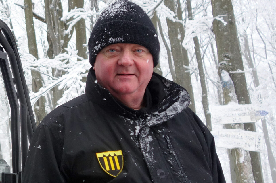 When still working for the Norwegian Border Commissioner. Photo: Atle Staalesen