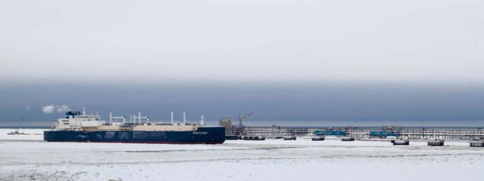 LNG tanker at Sabetta. Photo: Rosmorport.ru