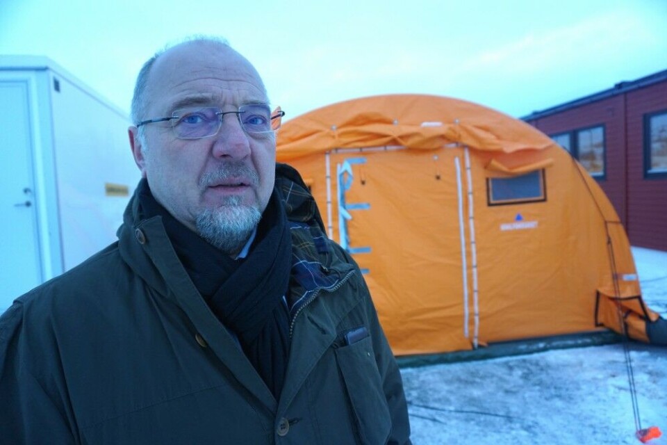Rune Rafaelsen is Mayor of Kirkenes. Photo: Thomas Nilsen