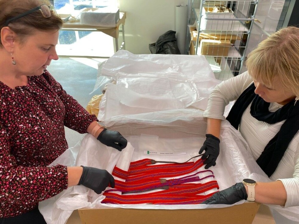 Sámi artifacts coming home to the Finnish North. Photo: Saara-Maria Salonen