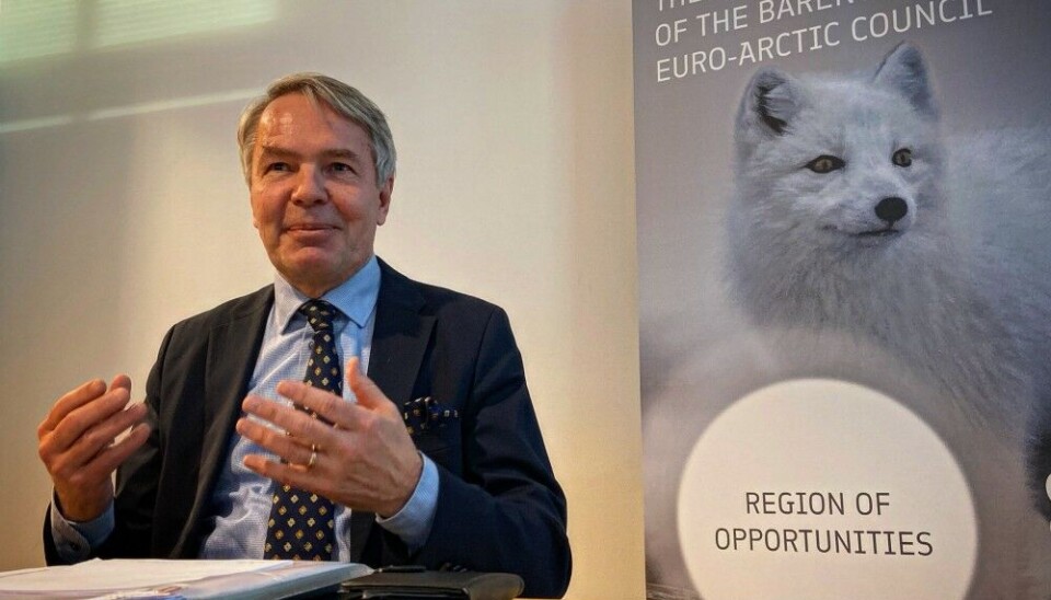 Pekka Haavisto chaired Barents Council when Finland took over in 2021 and Russia was still onboard. Photo: Thomas Nilsen