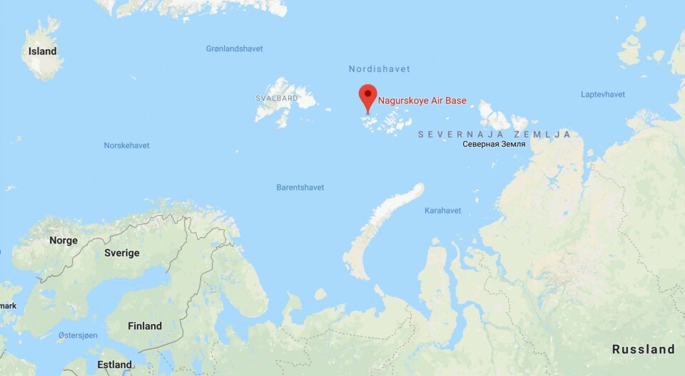 The Nagurskoye base in Franz Josef Land
