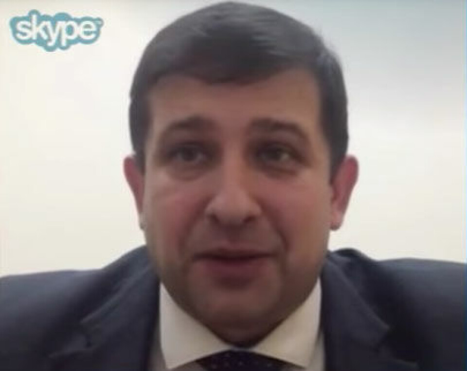 Andrey Manoylo. Screenshot from Rossiya24