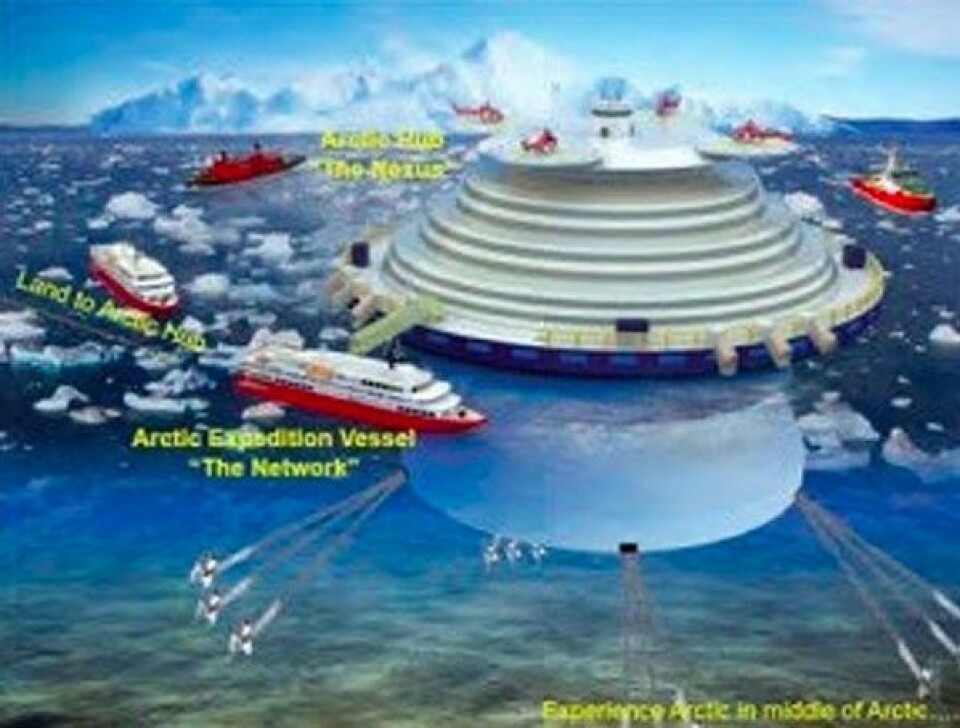 The 'Arctic City' as designed by Singapore developers. Illustration: company publication by Keppelom.com