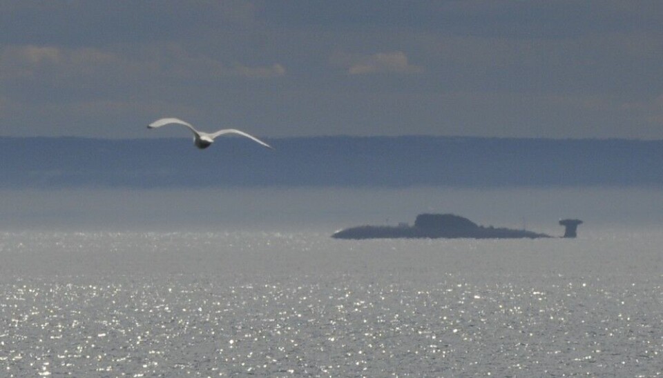 Akula-class submarine in the Barents Sea. Photo: Thomas Nilsen