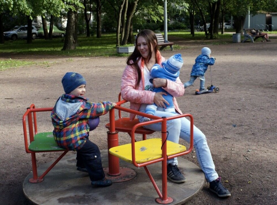 Aleksandra gave birth to her son Spartak in prison. Photo from project «Woman. Prison. Society»