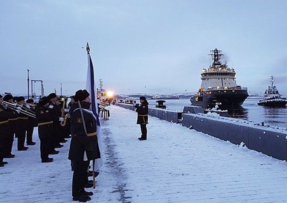 The 'Ilya Muromets' comes to the Northern Fleet. Photo: Mil.ru