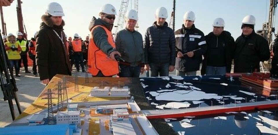 Industrial developers look at plans for the town of Pevek. Photo: go-pevek.ru