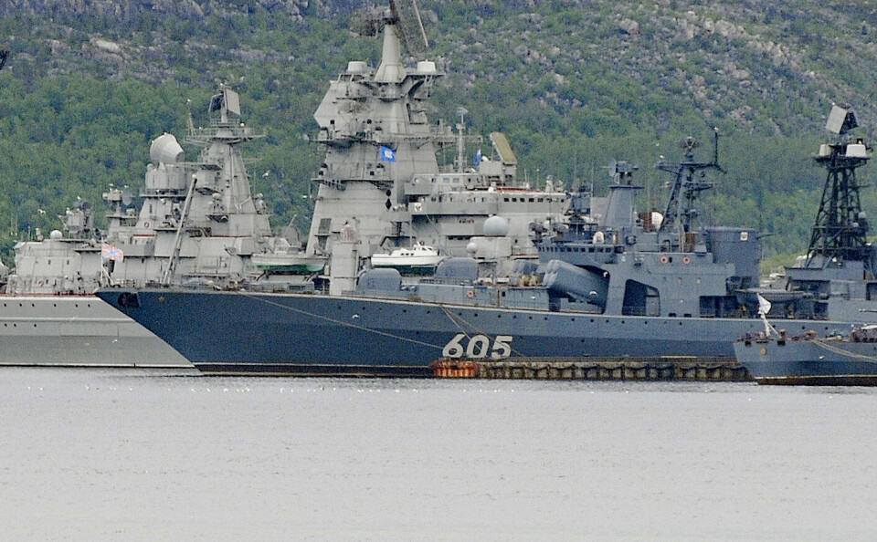 Warships of the Russian Northern Fleet. Photo: Thomas Nilsen
