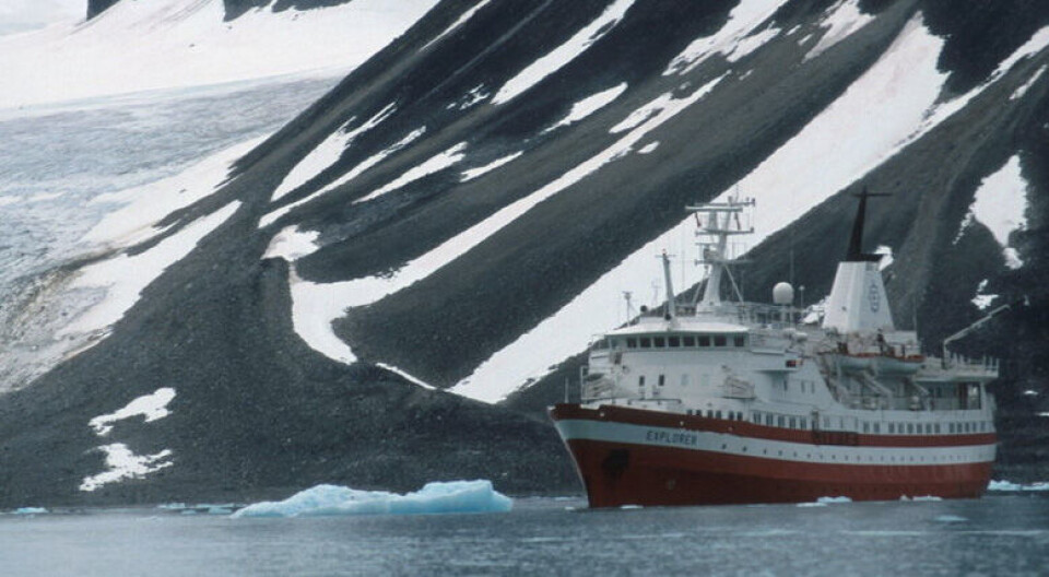 «Explorer» в Магдалена-фьорде на Шпицбереген в 2003 году. Фото: Томас Нильсен