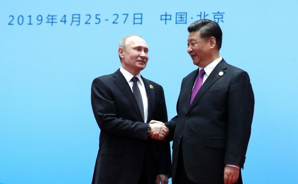 Vladimir Putin and Xi Jinping discuss infrastructure and the Arctic. Photo: Kremlin.ru