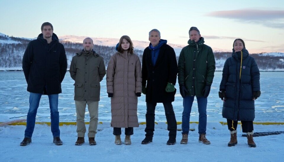 The Barents Observer team; from left Georgii Chentemirov, Denis Zagore, Olesia Krivtsova, Thomas Nilsen, Atle Staalesen and Elizaveta Vereykina.