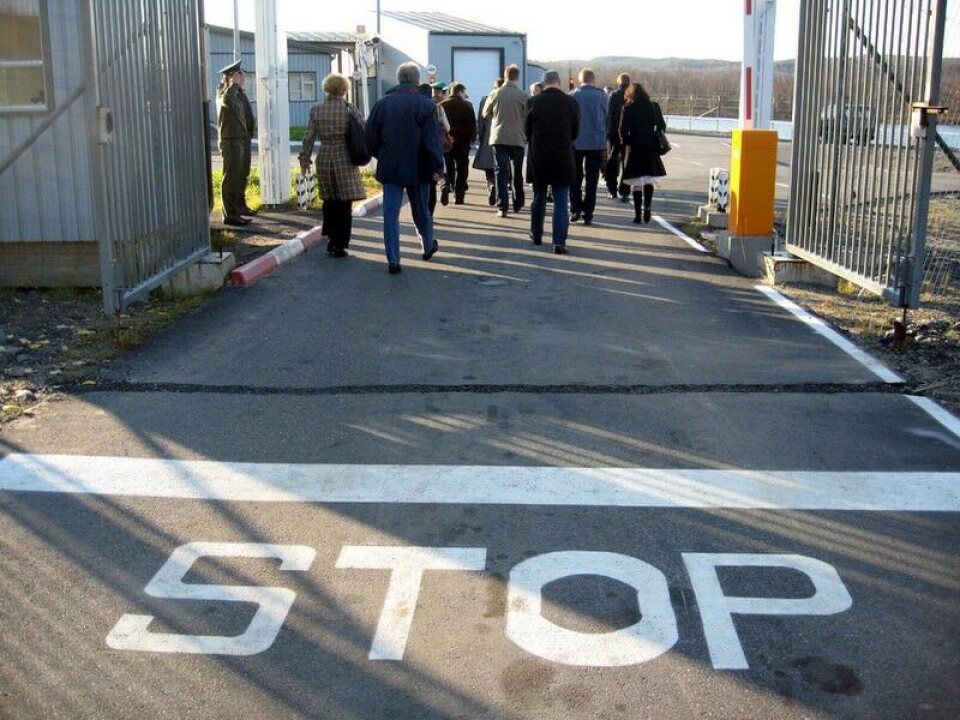 The representatives of the Finnmark County Council were held back on Russia's Borisoglebsk border-crossing point. Photo: Thomas Nilsen