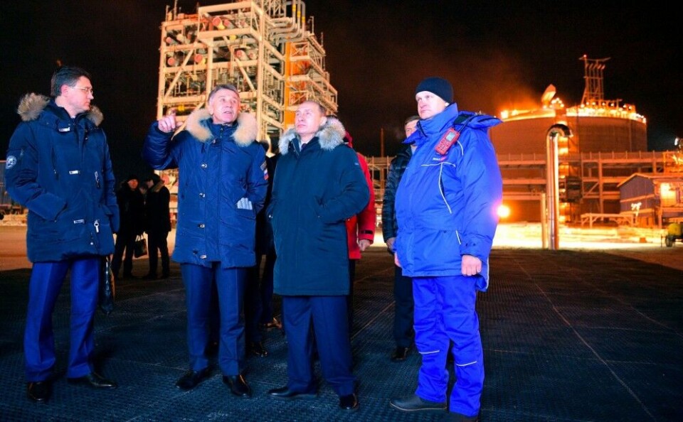 Putin visits Sabetta. Photo: Kremlin.ru