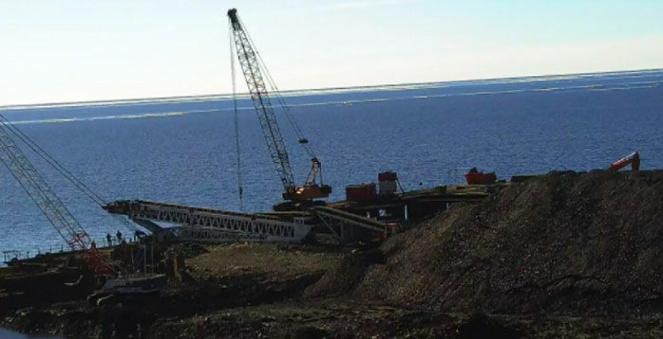 New port of Chaika, near Dikson. Photo: Vostokugol.ru