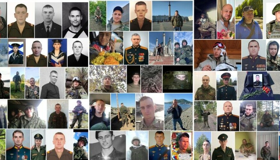 Some of the soldiers from the 80th Motorised Rifle Brigade killed in Ukraine. Photo: VK page Podslushano v Alakurtti/Barents Observer