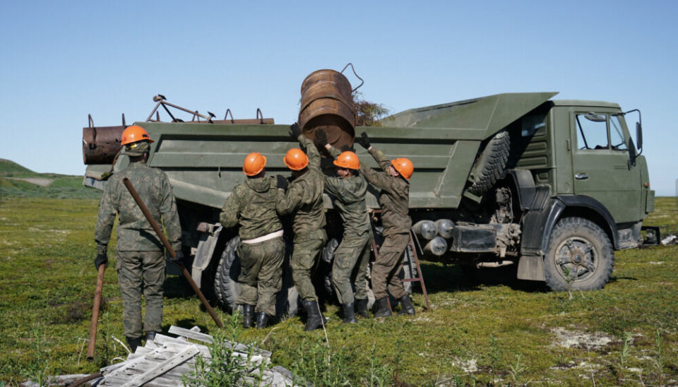 The waste has been accumulating in the Russian Arctic for decades. Photo: Rgo.ru
